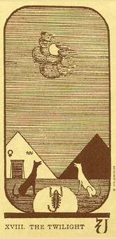 ˣUSG - Egyptian Tarot -  - The Moon