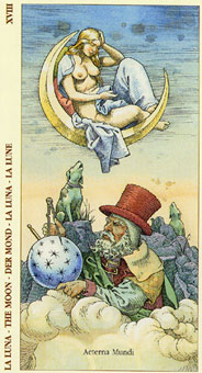 Ŷ - Tarot of Durer -  - The Moon