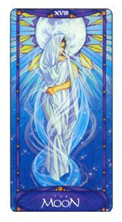  - Art Nouveau Tarot -  - The Moon