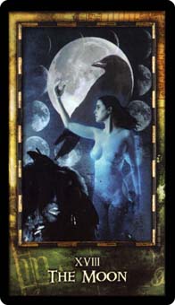 Ϲ - Archeon Tarot -  - The Moon