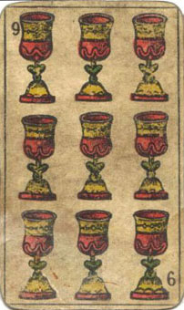 I - I Tarot - ʥ - Nine Of Cups