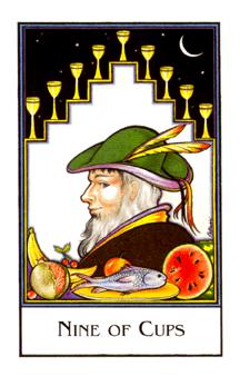  - Palladini Tarot - ʥ - Nine Of Cups