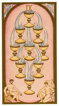 ո - Renaissance Tarot - ʥ - Nine Of Cups