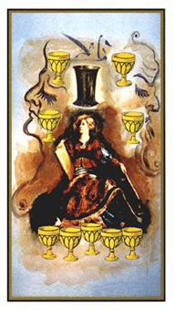 ߶ - Salvador Dali Tarot - ʥ - Nine Of Cups