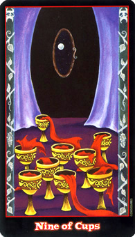 Ѫ - Vampire Tarot - ʥ - Nine Of Cups