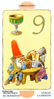  - Tarot of the Gnomes - ʥ - Nine Of Cups