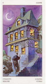 ո - Tarot of The Renaissance - ʥ - Nine Of Cups