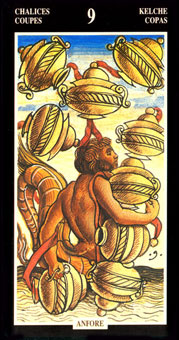  - Illuminate Ancient Tarots - ʥ - Nine Of Cups