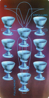 ǵﰲ - Adrian Tarot - ʥ - Nine Of Cups