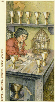 Ŷ - Tarot of Durer - ʥ - Nine Of Cups