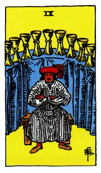 ¡ΰ - Rider Waite Tarot - ʥ - Nine Of Cups