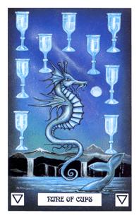  - Dragon Tarot - ʥ - Nine Of Cups