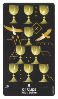 ѻħ - Crows Magick Tarot - ʥ - Nine Of Cups