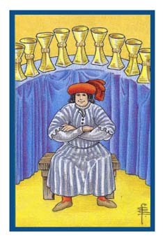 ³ - Epicurean Tarot - ʥ - Nine Of Cups