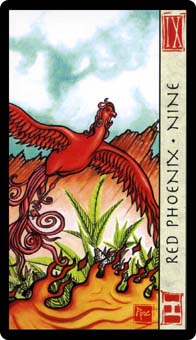 ˮ - Feng Shui Tarot - ʥ - Nine Of Cups