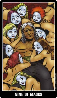 ׵ - Fradella Tarot - ʥ - Nine Of Cups