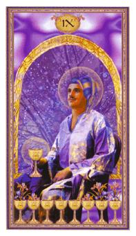 ܶ - Gendron Tarot - ʥ - Nine Of Cups