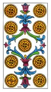  - Classic Tarot - ǮҾ - Nine Of Pentacles