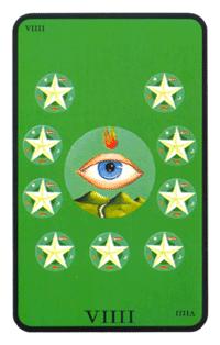 Ů - Tarot of the Witches - ǮҾ - Nine Of Pentacles