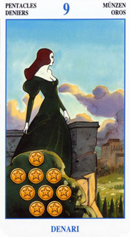 ش˵ - The Secret Tarots - ǮҾ - Nine Of Pentacles