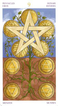 ռ˿ - Wirth Tarot Of Trade Edition - ǮҾ - Nine Of Pentacles