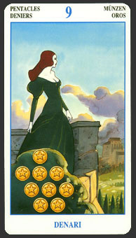  - Secret Tarot - ǮҾ - Nine Of Pentacles