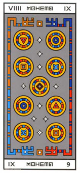 ϲ - Rocambole Tarot - ǮҾ - Nine Of Pentacles