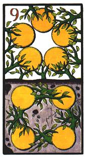  - Esoterico Tarot - ǮҾ - Nine Of Pentacles