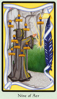  - Faery Wicca Tarot -  - Nine Of Swords