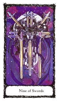 ʥõ - Sacred Rose Tarot -  - Nine Of Swords