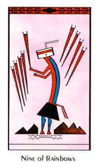 ʥ - Santa Fe Tarot -  - Nine Of Swords