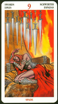  - Celtic Tarot -  - Nine Of Swords