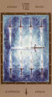 Թ - The Labyrinth Tarots -  - Nine Of Swords