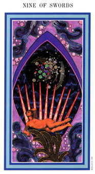 Ȼ - The Enchanted Tarot -  - Nine Of Swords