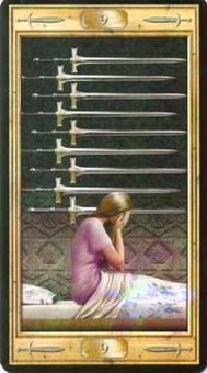 ͼԿΰ - Pictorial Key Tarot -  - Nine Of Swords