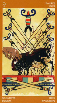 ³ - Etruscan Tarot -  - Nine Of Swords