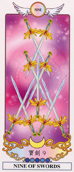 ϣ - Grecian Eudaemon Tarot -  - Nine Of Swords