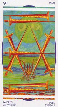 ˮ - Crystal Tarot -  - Nine Of Swords