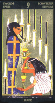  - Nefertaris Tarot -  - Nine Of Swords