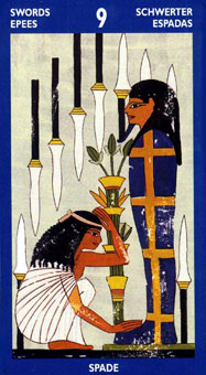 ˹ҿ˹ - Tarot of the Sphinx -  - Nine Of Swords