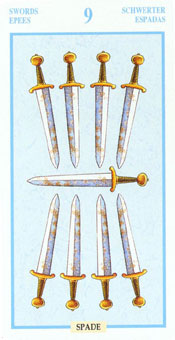 ƽ - Tarots Of The Golden Dawnt -  - Nine Of Swords