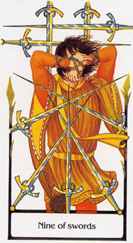 ž - Tarot Of The Old Path -  - Nine Of Swords