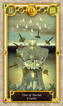 Ѱ - Quest Tarot -  - Nine Of Swords