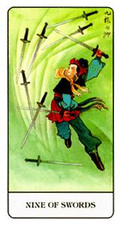 й - Chinese Tarot -  - Nine Of Swords