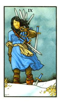 ŵ - Connolly Tarot -  - Nine Of Swords