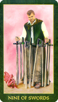 䴫˵ - Folklore Tarot -  - Nine Of Swords