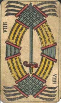 I - I Tarot -  - Nine Of Swords