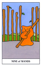 С - Gummy Bear Tarot - ȨȾ - Nine Of Wands