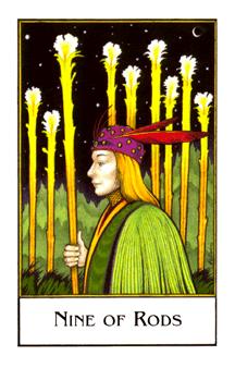  - Palladini Tarot - ȨȾ - Nine Of Wands