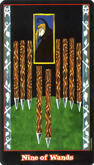 Ѫ - Vampire Tarot - ȨȾ - Nine Of Wands